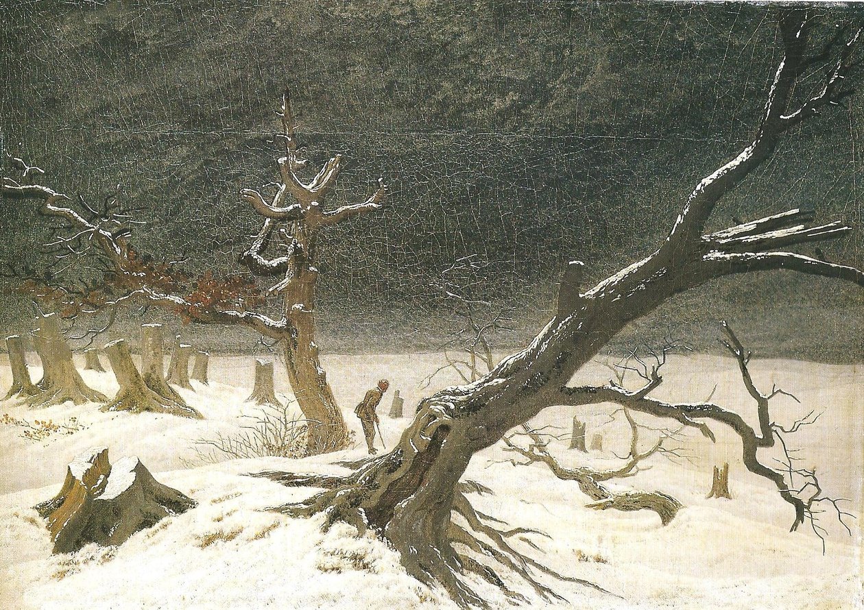 Winter landscape I by Caspar David Friedrich